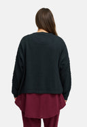 Πλεκτή ζακέτα – άνετη, διαχρονική & με λεπτομέρειες υφής 'Cotona'