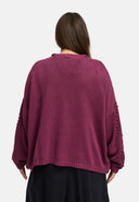 Πλεκτή ζακέτα – άνετη, διαχρονική & με λεπτομέρειες υφής 'Cotona'