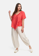 Kekoo Skjorte Asymmetrisk 'Ibiza'