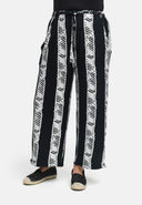 Suorat stretch-housut viskoosista 'Sovana'