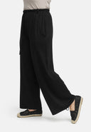 Let strækbukser i viskose 'Sovana'