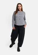 'Juline' Μπλούζα-σακάκι – Τζιν με ελαστικότητα, θηλυκό & μοντέρνο