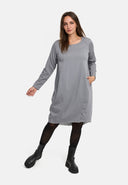 Gúna 'Juline' – Denim le Streach i Sil-leagan O