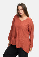 Langes Shirt in A-Linie 'Ferina'