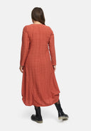 Kjole i A-linje med rynkning 'Ferina'