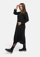 Kjole i A-linje med rynkning 'Ferina'