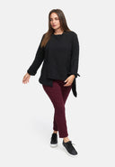 Jas asymmetrisch met rits 'Floréa'