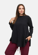 Locker fallende Tunika aus Hanf-Baumwoll-Mix 'Elure'