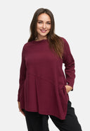 Locker fallende Tunika aus Hanf-Baumwoll-Mix 'Elure'