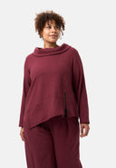 'Vigna' tunic — struchtúrtha cadás-streach agus gearradh sofaisticiúil