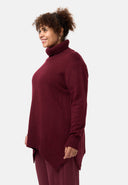 'Vella' Strickpullover – Weicher Baumwollmix mit Wollanteil & Rollkragen