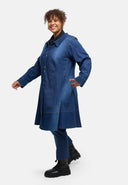 'Casaco 'Denira' – denim, linha A, até ao joelho