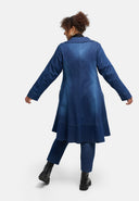 'Casaco 'Denira' – denim, linha A, até ao joelho