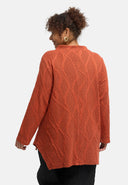 'Lova' tunika - bomuld-stretch, strukturmønster