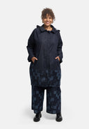 Casaco 'Nila' – Dark Denim, Capuz