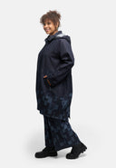 Casaco 'Nila' – Dark Denim, Capuz