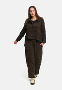 'Brunel' Jacke – cozy stretch, edel strukturiert & Hemdkragen