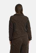 'Brunel' Jacke – cozy stretch, edel strukturiert & Hemdkragen