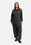 'Cleo' Blusenjacke – knöpfbar, lässig weit, formschöne Linien