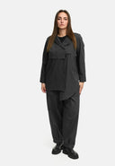 'Cleo' Blusenjacke – knöpfbar, lässig weit, formschöne Linien