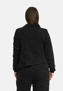 'Brunel' Jacke – cozy stretch, edel strukturiert & Hemdkragen