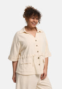 Kurtka 'Linaya' – przewiewna i miękka z bawełnianego lnu