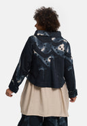 'Velisse' veste – stretch coton, col châle