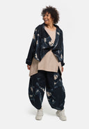 'Velisse' veste – stretch coton, col châle