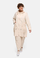 'Livia' Parka de mi-saison – doux, minutieux & moderne