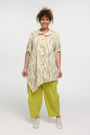 Tunika-bluzka 'Livia' – lekka, luźno dopasowana i artystycznie wzorzysta