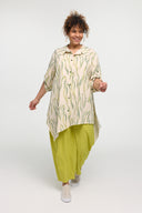 Tunika-bluzka 'Livia' – lekka, luźno dopasowana i artystycznie wzorzysta