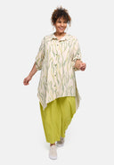 Tunica-blusa 'Livia' – leggera, che valorizza la figura e con motivo artistico