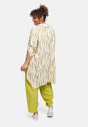 Tunica-blusa 'Livia' – leggera, che valorizza la figura e con motivo artistico