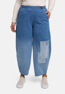 'Sky' Hose – Premium-Denim, Patch & Stretch