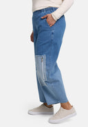 'Sky' Hose – Premium-Denim, Patch & Stretch