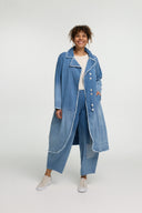 'Sky' Mantel – Premium Spijkerstof, Ombre-wassing & Rekbaar