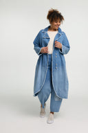 'Sky' Mantel – Premium Spijkerstof, Ombre-wassing & Rekbaar