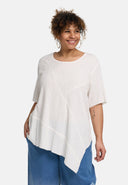'Crissa' Tunika – plissiert, leicht & modern-asymmetrisch