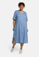 Sukienka 'Alina' – linia A, miękka i z detalami ze sznurkiem