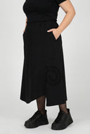 Jupe 'Livia' – Ligne A, asymétrique et extensible