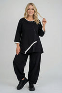 Bluzka 'Saria' – asymetryczna, lekka i naturalna