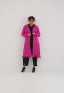 'Cotture' Lang Cardigan – Blød Berøring, Stilfuldt Snit & Luftig